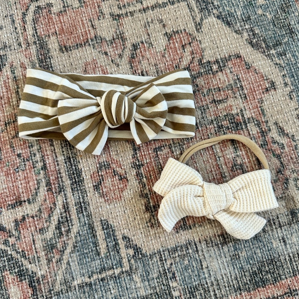 Lou lou head band and waffle knit head band